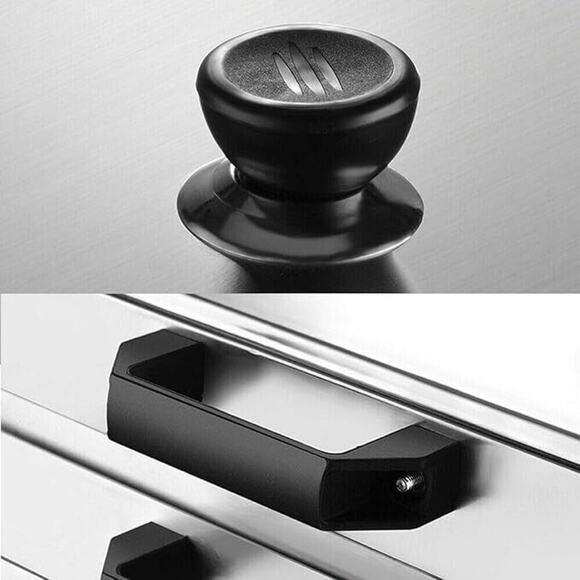 Rice Noodle Rolls Machine 2-layer 304 Stainless Steel Steamed Vermicelli Roll - Picture 4 of 6